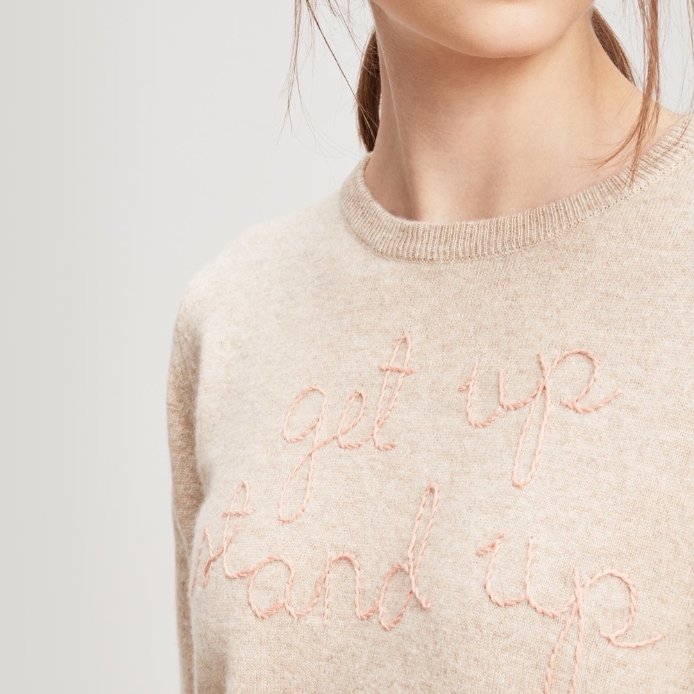 Lingua Franca Cashmere Sweater, Size M